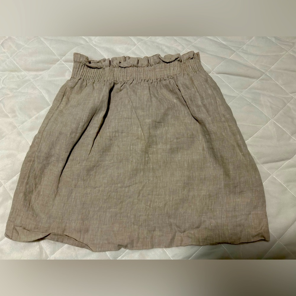 J. Crew Linen Skirt J. Crew